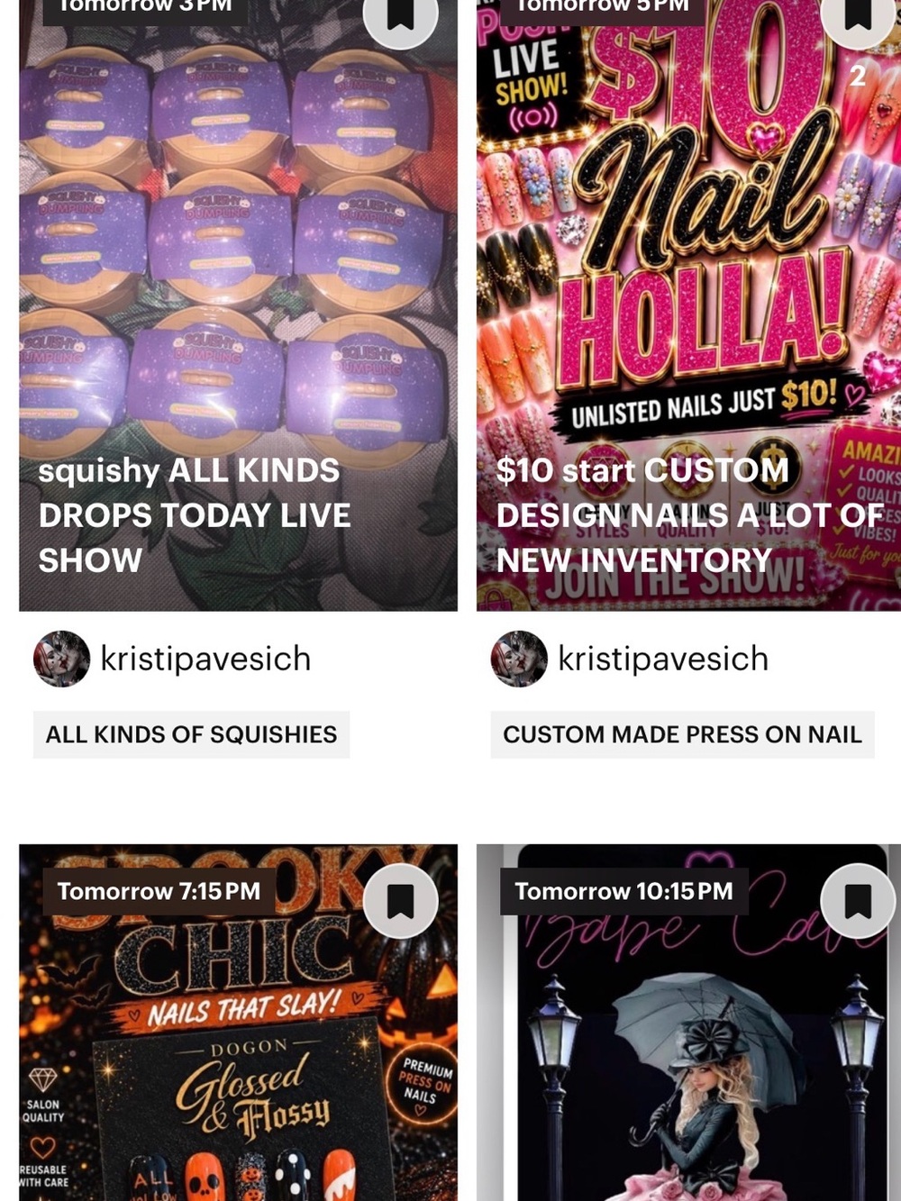 4 LIVE SHOW WEDNESDAY 9/23 All DIFFERENT CATEGORIES: MASSIVE SALES; UNLISTED 🙌🙌💯
